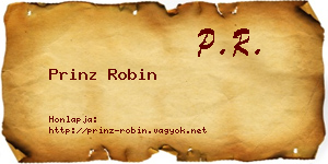 Prinz Robin névjegykártya